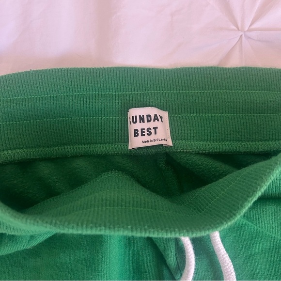 Sundays  Best Bright Green Jogger/Sweatpant - Picture 5 of 8